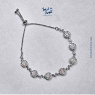 October Birthstone-Opal Bubble Bracelet